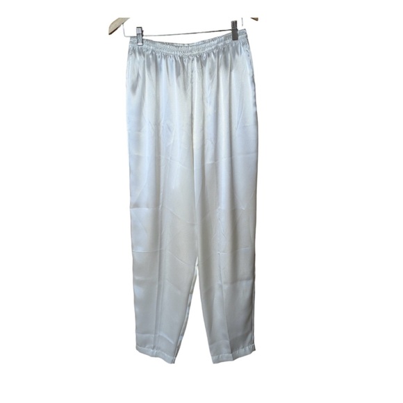 Victoria's Secret Gold Label Ivory Satin Pajama Set - Picture 3 of 5